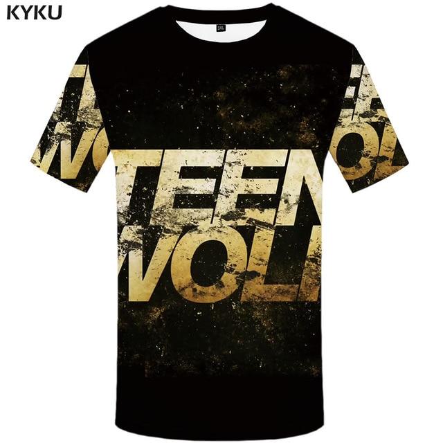 KYKU Dollar T Shirt Men Money Tshirts Gothic 3d T-shirt Funny T Shirts Hip Hop Tshirt Cool Mens Clothing 2018 New Summer Top