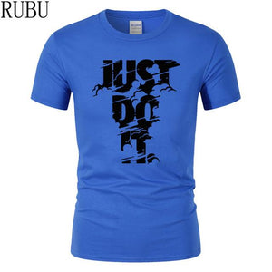 RUBU 2018 New High quality brand men T-shirt casual short sleeve o-neck fashion printed cotton t shirt men /woman tees shirt