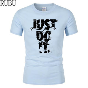 RUBU 2018 New High quality brand men T-shirt casual short sleeve o-neck fashion printed cotton t shirt men /woman tees shirt