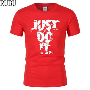 RUBU 2018 New High quality brand men T-shirt casual short sleeve o-neck fashion printed cotton t shirt men /woman tees shirt