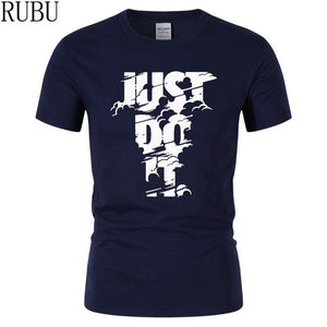 RUBU 2018 New High quality brand men T-shirt casual short sleeve o-neck fashion printed cotton t shirt men /woman tees shirt