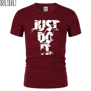 RUBU 2018 New High quality brand men T-shirt casual short sleeve o-neck fashion printed cotton t shirt men /woman tees shirt