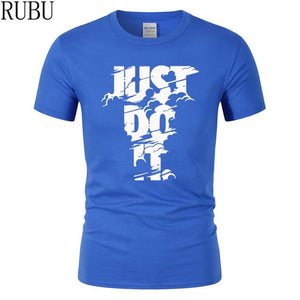 RUBU 2018 New High quality brand men T-shirt casual short sleeve o-neck fashion printed cotton t shirt men /woman tees shirt