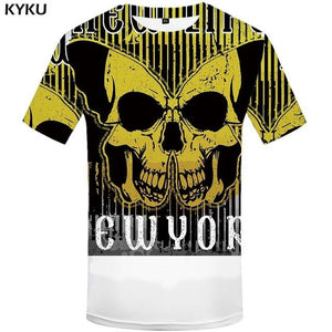 KYKU Elephant Tshirt Men Animal T-shirt Colorful Flower 3d Print T Shirt Anime Clothes Gothic Hip Hop Mens Clothing Streetwear