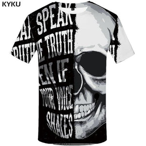 KYKU Elephant Tshirt Men Animal T-shirt Colorful Flower 3d Print T Shirt Anime Clothes Gothic Hip Hop Mens Clothing Streetwear