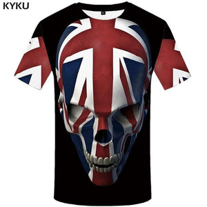 KYKU Elephant Tshirt Men Animal T-shirt Colorful Flower 3d Print T Shirt Anime Clothes Gothic Hip Hop Mens Clothing Streetwear