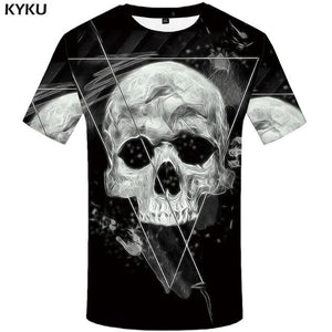 KYKU Elephant Tshirt Men Animal T-shirt Colorful Flower 3d Print T Shirt Anime Clothes Gothic Hip Hop Mens Clothing Streetwear