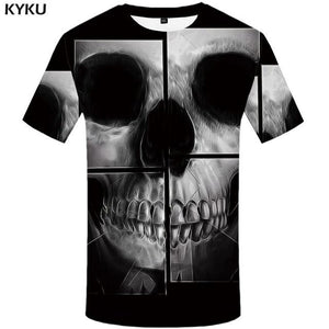 KYKU Elephant Tshirt Men Animal T-shirt Colorful Flower 3d Print T Shirt Anime Clothes Gothic Hip Hop Mens Clothing Streetwear