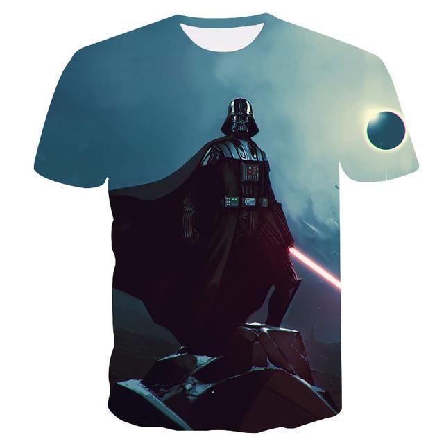 New Fashion starwars tshirt  Men Women T-shirt 3D Print Star Wars Movie Tee shirts Casual T Shirt Summer Tops Brand Clothing