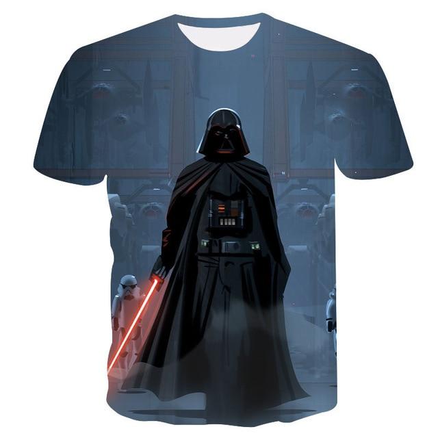 New Fashion starwars tshirt  Men Women T-shirt 3D Print Star Wars Movie Tee shirts Casual T Shirt Summer Tops Brand Clothing