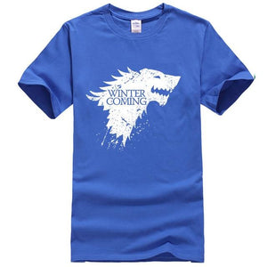 Stark cotton short sleeve Game of Thrones Men T-shirt casual men tshirt Tops Tees WINTER IS COMING MEN T shirt 2018