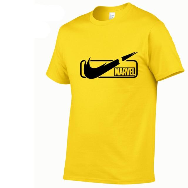 2018 Summer New Fashion Brand Clothing Tshirt Men MARVEL Print Short Sleeve T Shirt Men Top quality Casual T-Shirts XS-XXL