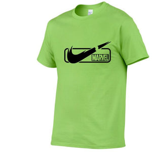 2018 Summer New Fashion Brand Clothing Tshirt Men MARVEL Print Short Sleeve T Shirt Men Top quality Casual T-Shirts XS-XXL
