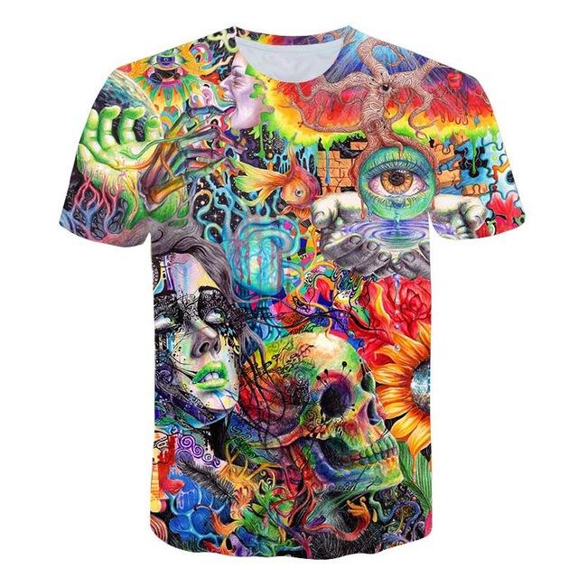 Rick and Morty By Jm2 Art 3D t shirt Men tshirt Summer Anime T-Shirt Short Sleeve Tees O-neck Tops Drop Ship