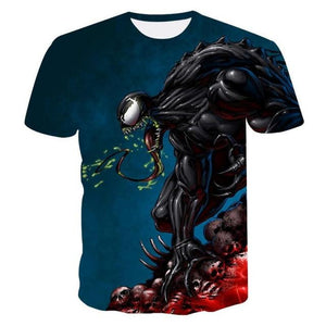 New arrive popular marvel movie venom t shirt men women 3D print fashion short sleeve tshirt streetwear casual summer tops S-4XL