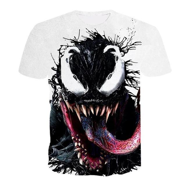 New arrive popular marvel movie venom t shirt men women 3D print fashion short sleeve tshirt streetwear casual summer tops S-4XL