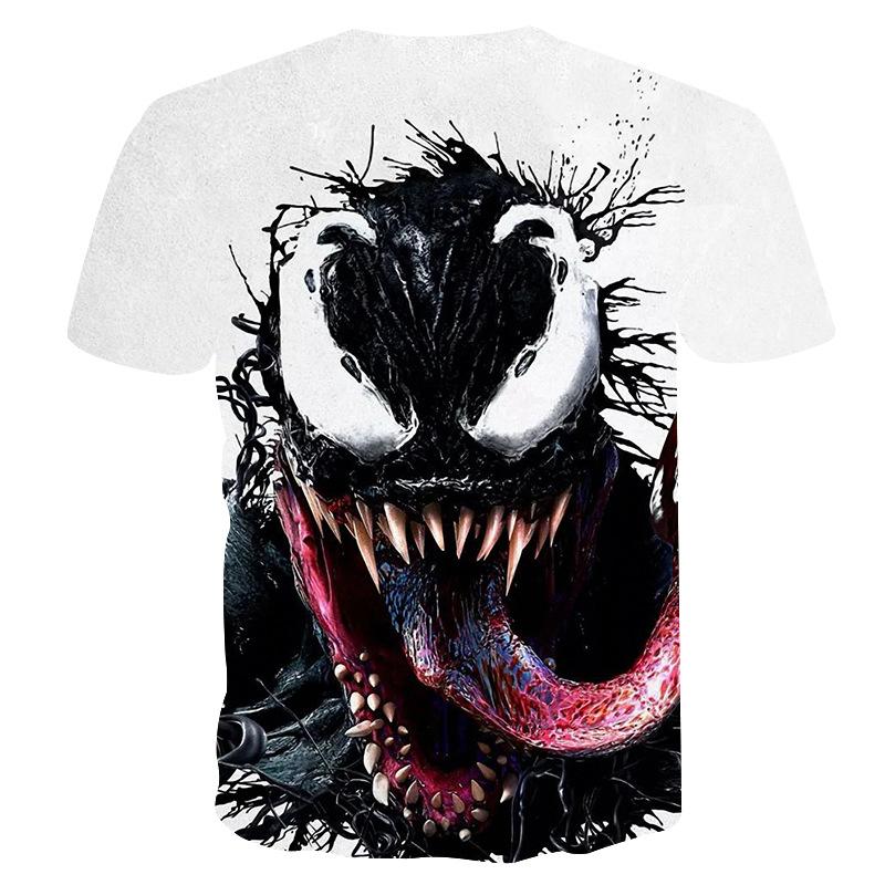 Newest Venom t-shirt 3D Printed T-shirts Men Women Casual Shirt Short Sleeve Fitness T Shirt Deadpool Tees Spider man Skull Tops