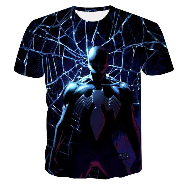 Newest Venom t-shirt 3D Printed T-shirts Men Women Casual Shirt Short Sleeve Fitness T Shirt Deadpool Tees Spider man Skull Tops