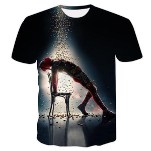 Newest Venom t-shirt 3D Printed T-shirts Men Women Casual Shirt Short Sleeve Fitness T Shirt Deadpool Tees Spider man Skull Tops