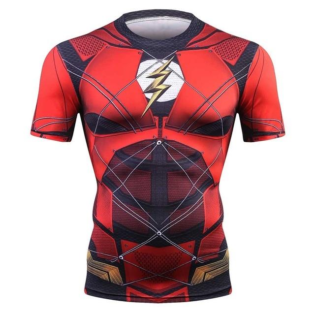 Raglan Sleeve Iron Spiderman 3D Printed T shirts Men Compression Shirts 2018 Summer NEW Cosplay Crossfit Tops For Male Fitness