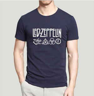 Music Rock Band T Shirt Men 2019 Hot Summer Short Sleeve Round Neck T-Shirt 100% Cotton  Punk Fitness Tshirt Men Top Tees