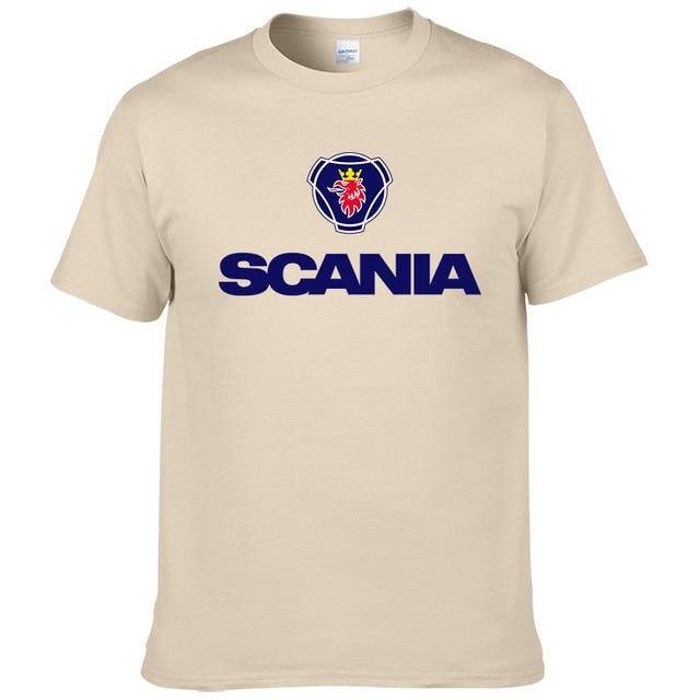 2017 New Men t shirts fashion Saab SCANIA t shirt Cotton O NECK short sleeved Printed t-shirt Summer tshirt #190