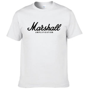 2017 hot sale summer 100% cotton Marshall t shirt men short sleeves tee hip hop streetwear for fans hipster XS-2XL #220