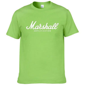 2017 hot sale summer 100% cotton Marshall t shirt men short sleeves tee hip hop streetwear for fans hipster XS-2XL #220