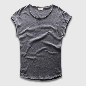 Men T-Shirt Fashion Crew Neck Sleeveless Plain TShirts Men Swag Hip Hop Basic Male Top Tees Shirts