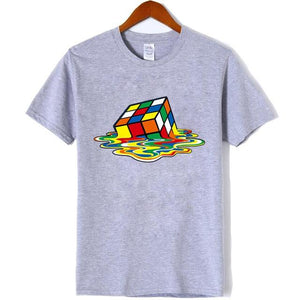 High quality fashion TShirt Men Magic Square design tshirts Short sleeve Men T-shirts Cotton Men Clothing harajuku funny t shirt