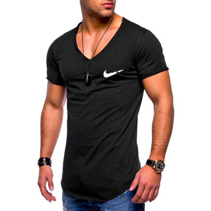 Newest 2019 Summer Men T-shirt Fashion Brand Logo Print Cotton T shirt Men Trend Casual Short sleeve Tshirt Tops tee