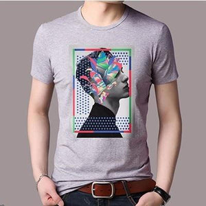 KOSMO MASA O-neck Black Men T-shirt Cotton Slim Summer T Shirt Male Short Sleeves Casual Tshirts Plus Size 5XL for Men MC0343