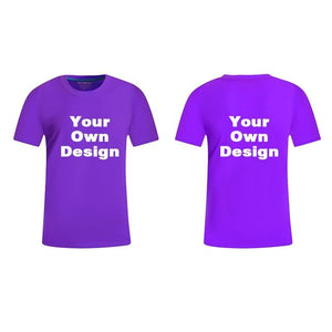 2019 Your OWN Design Brand Logo/Picture White Custom Men and women t-shirt Plus Size T Shirt Men Clothing
