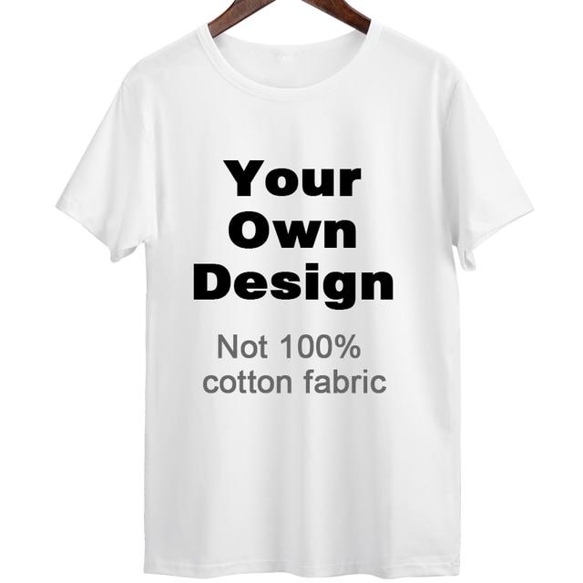 2019 Your OWN Design Brand Logo/Picture White Custom Men and women t-shirt Plus Size T Shirt Men Clothing