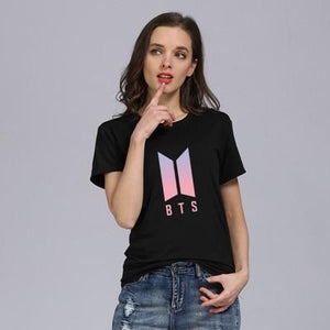 Kpop BTS Bangtan Boys Women T shirts 2019 New Arrivals Summer Short Sleeved bts T-shirt Women Tshirt Tee shirt K-pop Accessories