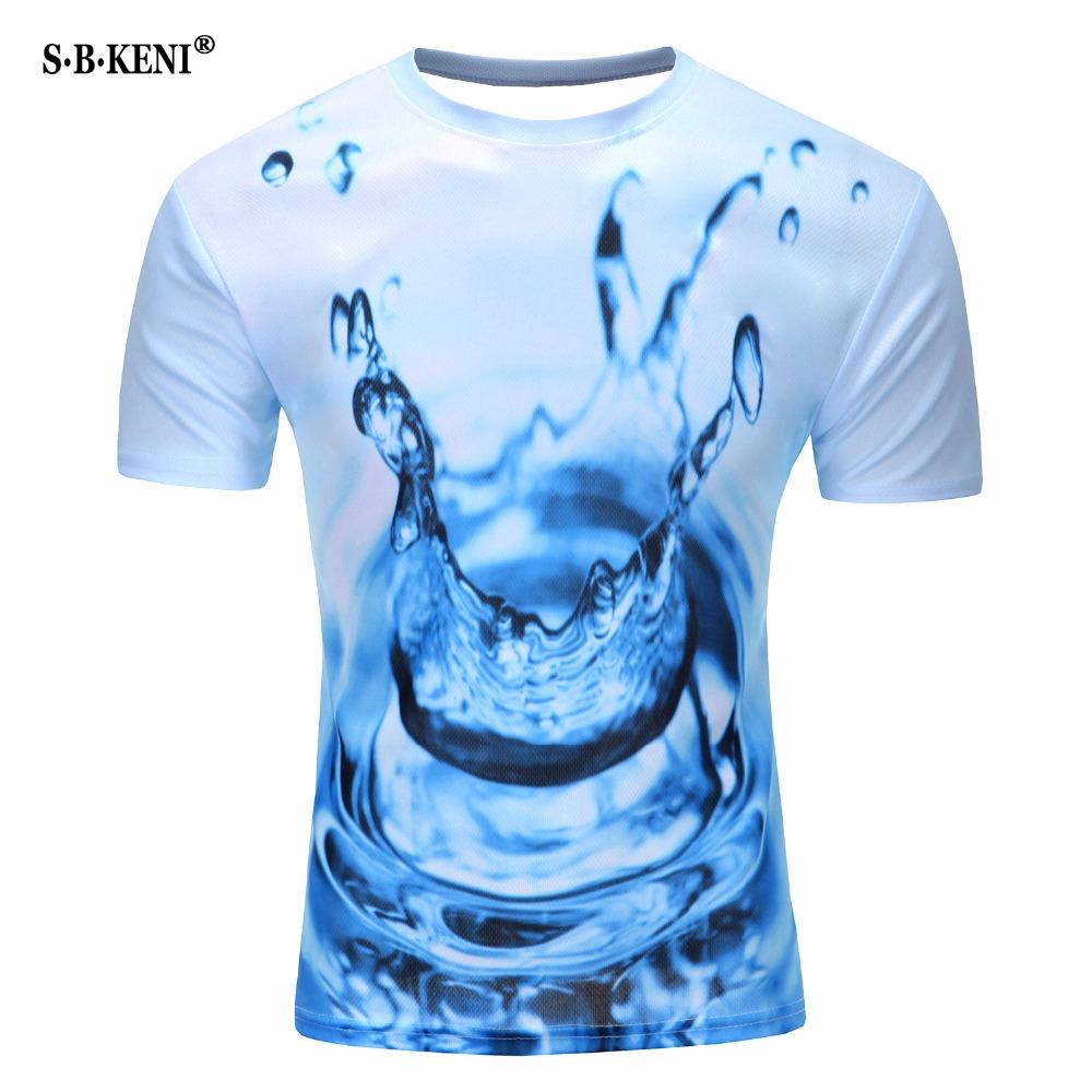 2019 Water Drop Mobile 3D Print Short Sleeves Men t shirt Harajuku Summer Groot Men tshirt Tops Plus Size shirt SBKENI