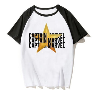 Newest Carol Danvers Captain Marvel 2019 T Shirt Men Tshirt Boy T-shirt America Camisas Men/women Male Streetwear Hiphop Clothes