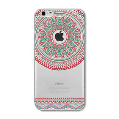 2016 New Phone Case Cover For iPhone 6 6S Soft Silicon Black Colorful Hollow transparent HENNA OJIBWE DREAM CATCHER Ethnic Triba