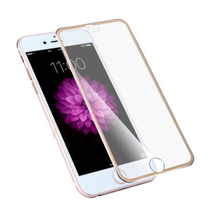 Aluminum alloy Tempered glass phone case For iphone 7 cases 6S 6 7 5 5S Full screen Protect coverage cover for iPhone 6 case